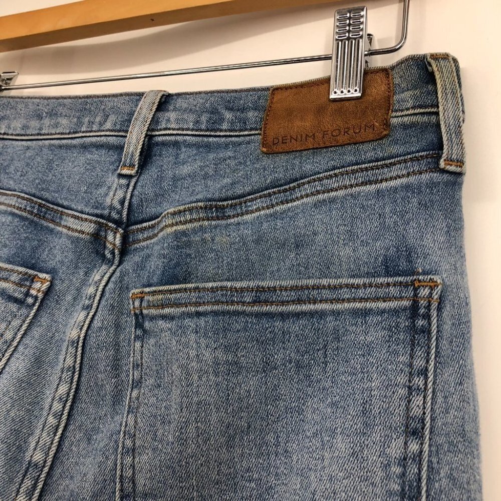 Denim Forum Indigo The Lola High Rise Skinny  High-waisted skinny jeans 27x28 - Picture 12 of 16